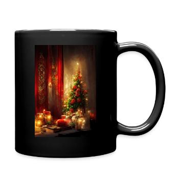 Noël 12 - Mug uni - noir - Droite