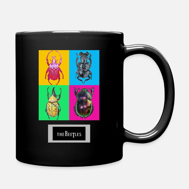 Beetles be Atles Popmusikkünstler - Tasse einfarbig - Schwarz