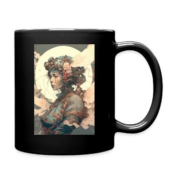 Un rêve dans les nuages - Mug uni - noir - Droite