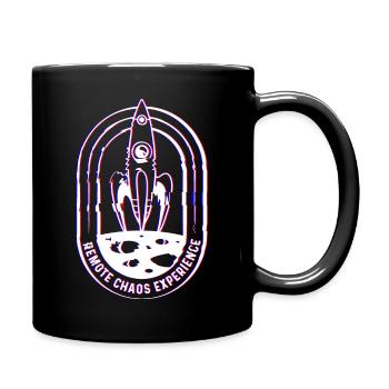 remote chaos experience - CCC Congress Hacker RC3 - Full Colour Mug - black - Right