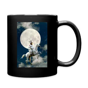 Astro-Knight - Tasse einfarbig - Schwarz - Rechts