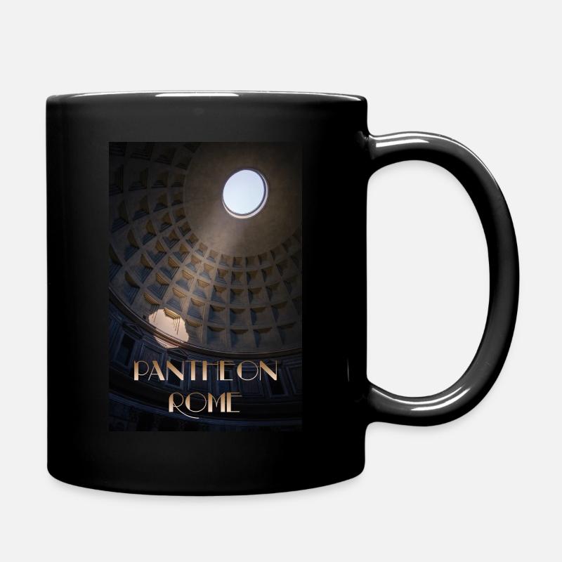 Pantheon Rom - Tasse einfarbig - Schwarz