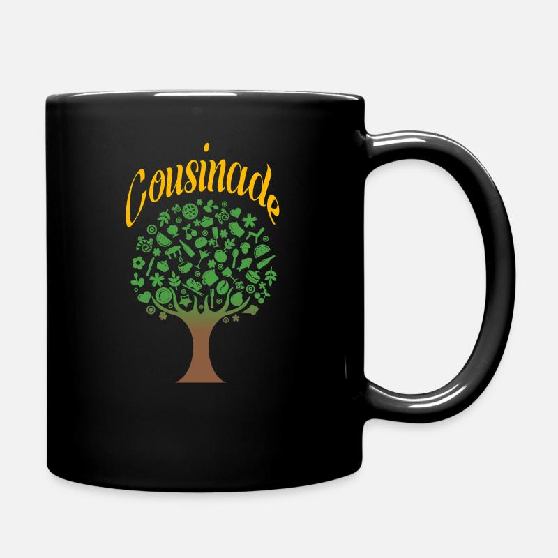Cousinade tree nature to customize - Full Colour Mug - black