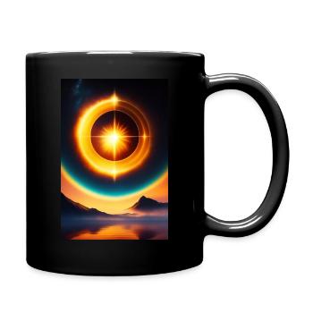 Spirit Portal - Tasse einfarbig - Schwarz - Rechts