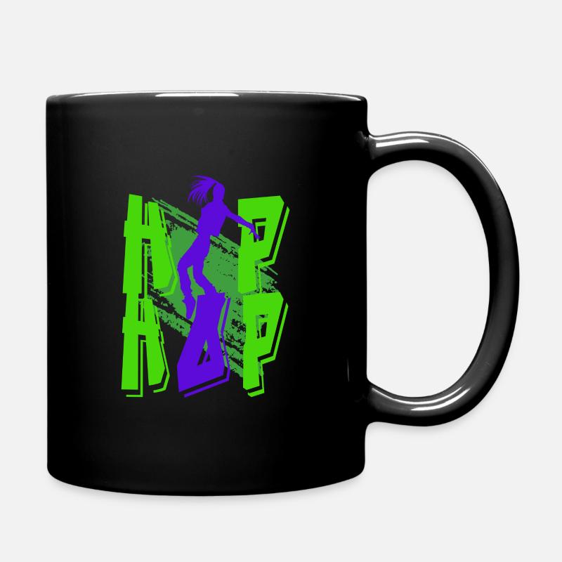 Hiphop - Tasse einfarbig - Schwarz