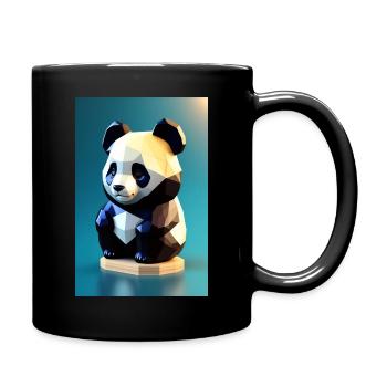 Kinder T-Shirt - Tasse einfarbig - Schwarz - Rechts