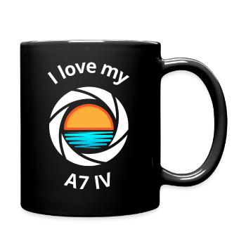 I love my A7 IV - Full Colour Mug - black - Right