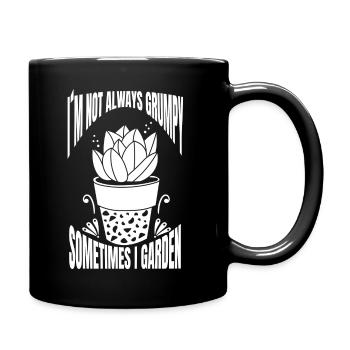 Gardener Gardening Garden Hobby Gardener Nursery - Full Colour Mug - black - Right