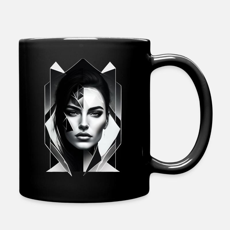 Schwarz-Weiß 2052 - Tasse einfarbig - Schwarz