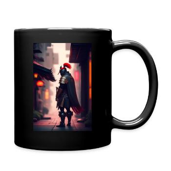 Samurai - Tasse einfarbig - Schwarz - Rechts
