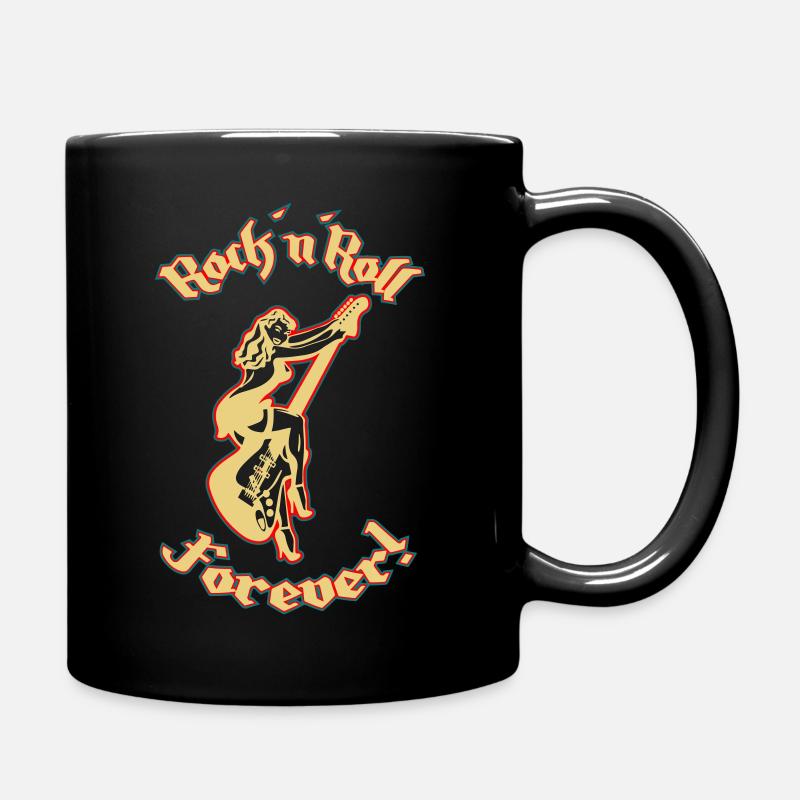 RocknRollForeverColour - Tasse einfarbig - Schwarz