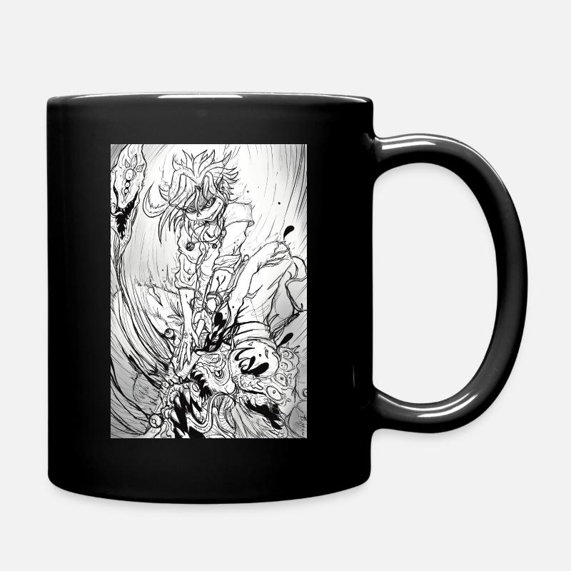Dämon Yoka - Tasse einfarbig - Schwarz