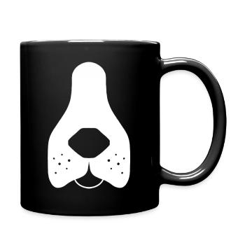 T-shirt Doggy Face - Mug uni - noir - Droite