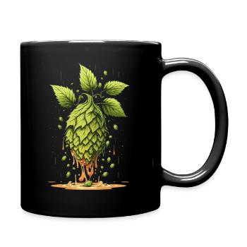 Le houblon s’épuise Bière artisanale - Mug uni - noir - Droite