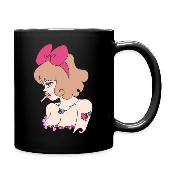 Je n'ai pas pleuré - Mug uni - noir - Droite