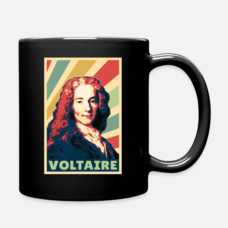 Voltaire Vintage Colores - Mug uni - noir