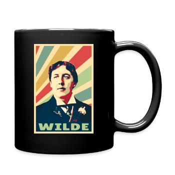 Oscar Wilde Vintage Colors - Full Colour Mug - black - Right