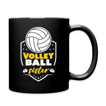 Sœur Volleyball - Mug uni - noir - Droite