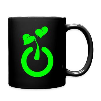 Just switch off in the garden / plants - Full Colour Mug - black - Right