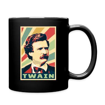 Mark Twain Colors Vintage - Mug uni - noir - Droite