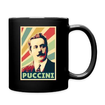 Giacomo Puccini Colores vintage - Mug uni - noir - Droite