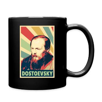 Fyodor Dostoevsky Vintage Colores - Mug uni - noir - Droite
