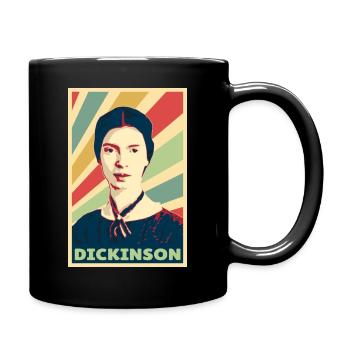Emily Dickinson Colors Vintage - Mug uni - noir - Droite
