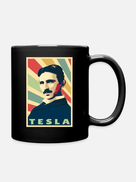 Nikola Tesla - Mug uni - noir