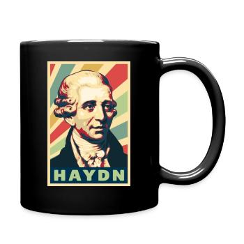 Joseph Haydn Colores vintage - Mug uni - noir - Droite