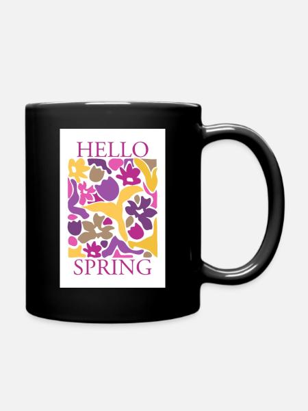 Bonjour Spring - Mug uni - noir