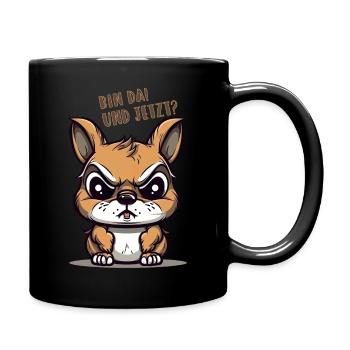 Squirrel sour no desire - Full Colour Mug - black - Right