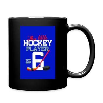 Hockey - Tasse einfarbig - Schwarz - Rechts
