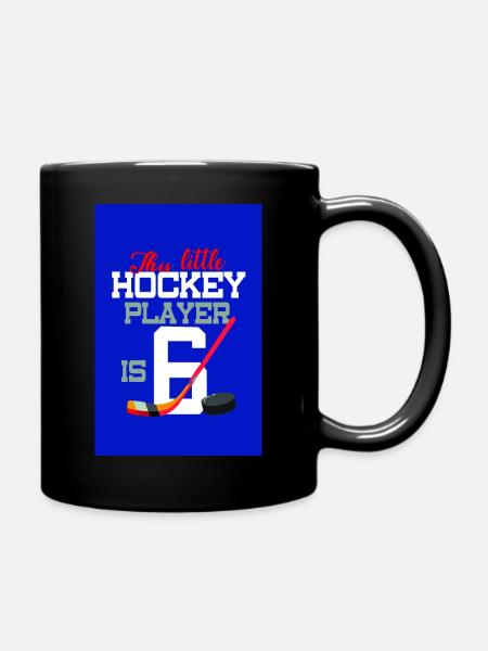 hockey - Mug uni - noir