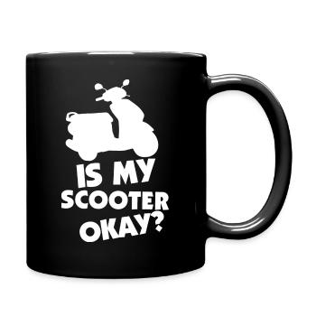 E-Scooter Roller Scooter - Tasse einfarbig - Schwarz - Rechts