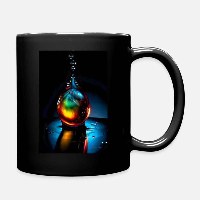 Gouttes plasma 6 - Mug uni - noir
