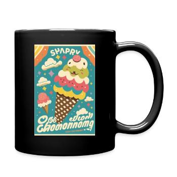 icecream style - Mug uni - noir - Droite
