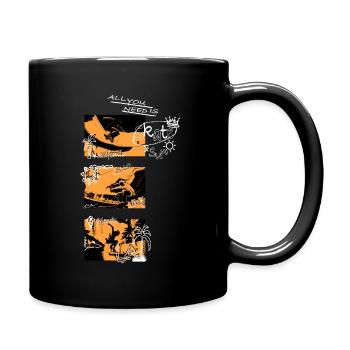 Sk8 LA Californie - Mug uni - noir - Droite