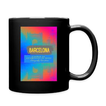 Arc de triomf - Barcelona (Trippy Edition) - Tasse einfarbig - Schwarz - Rechts