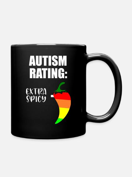 Autismus-Einstufung - Tasse einfarbig - Schwarz