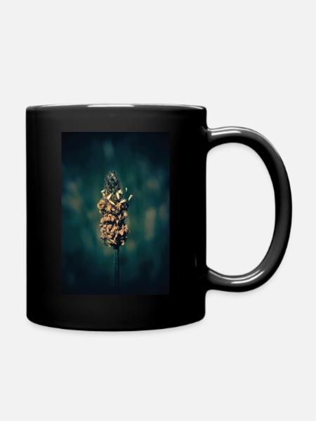 Flowering grass. - Full Colour Mug - black