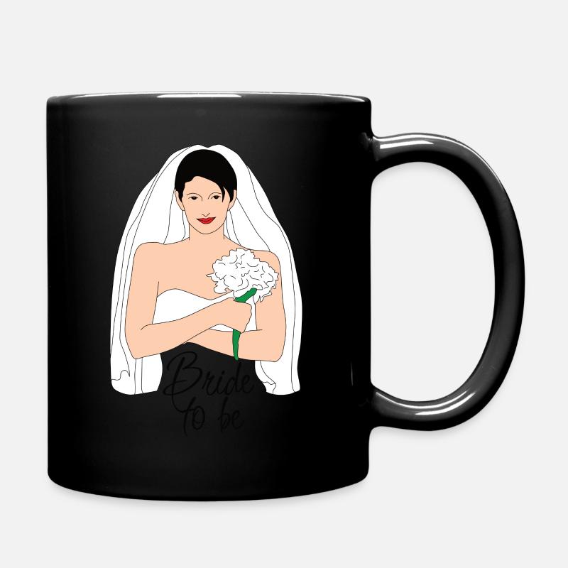bride to be black 2 - Full Colour Mug - black