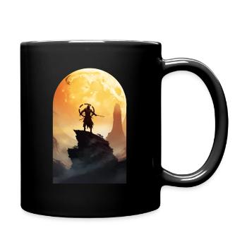 Éclipse dorée - Mug uni - noir - Droite