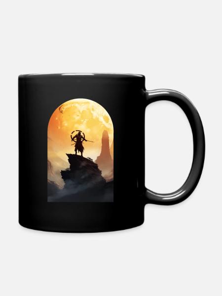 Goldene Finsternis - Tasse einfarbig - Schwarz