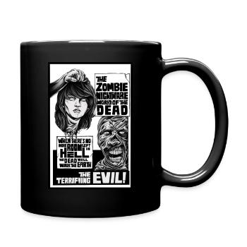 standar frame Horror poster 1 - Tasse einfarbig - Schwarz - Rechts