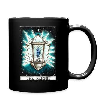 The Hermit - Tasse einfarbig - Schwarz - Rechts