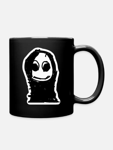 Dark Lilly - Tasse einfarbig - Schwarz