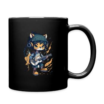 Musicien - Mug uni - noir - Droite