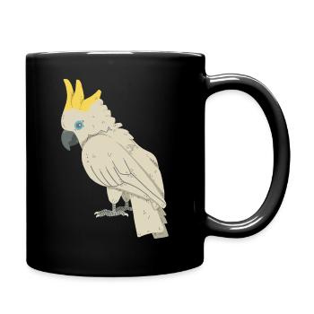 Cockatoo - Full Colour Mug - black - Right