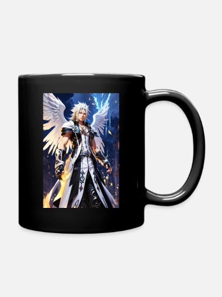 AI 3D Version 3 - Tasse einfarbig - Schwarz