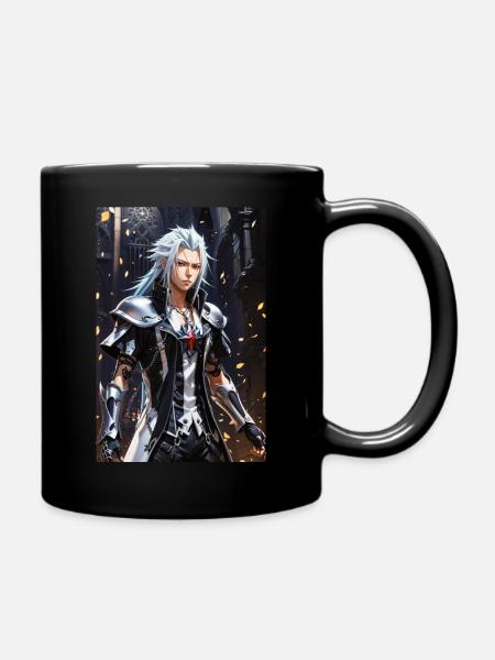 AI 3D Version 4 - Tasse einfarbig - Schwarz